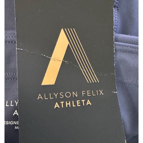 Athleta Allyson Felix Legend Leggings 7/8 Tights Womens size 1X Blue NWT - Picture 5 of 9